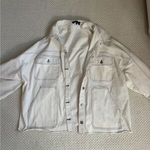 White Jean Jacket